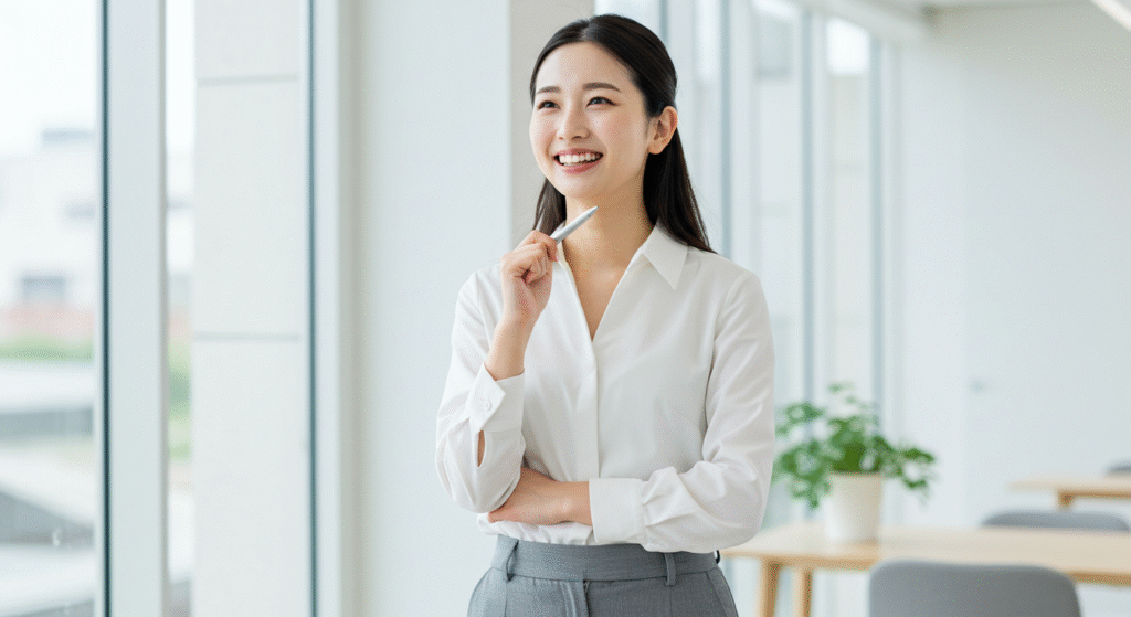 新NISAについてポジティブに考えている女性