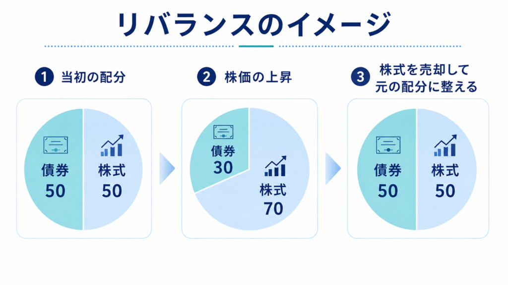 リバランスのイメージ
