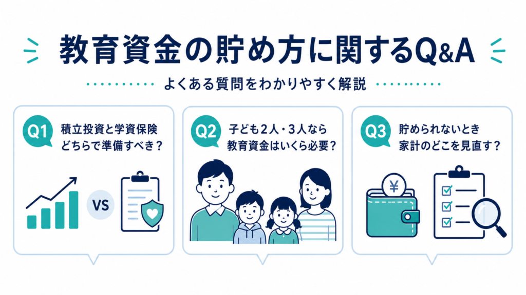 教育資金の貯め方に関するQ&A